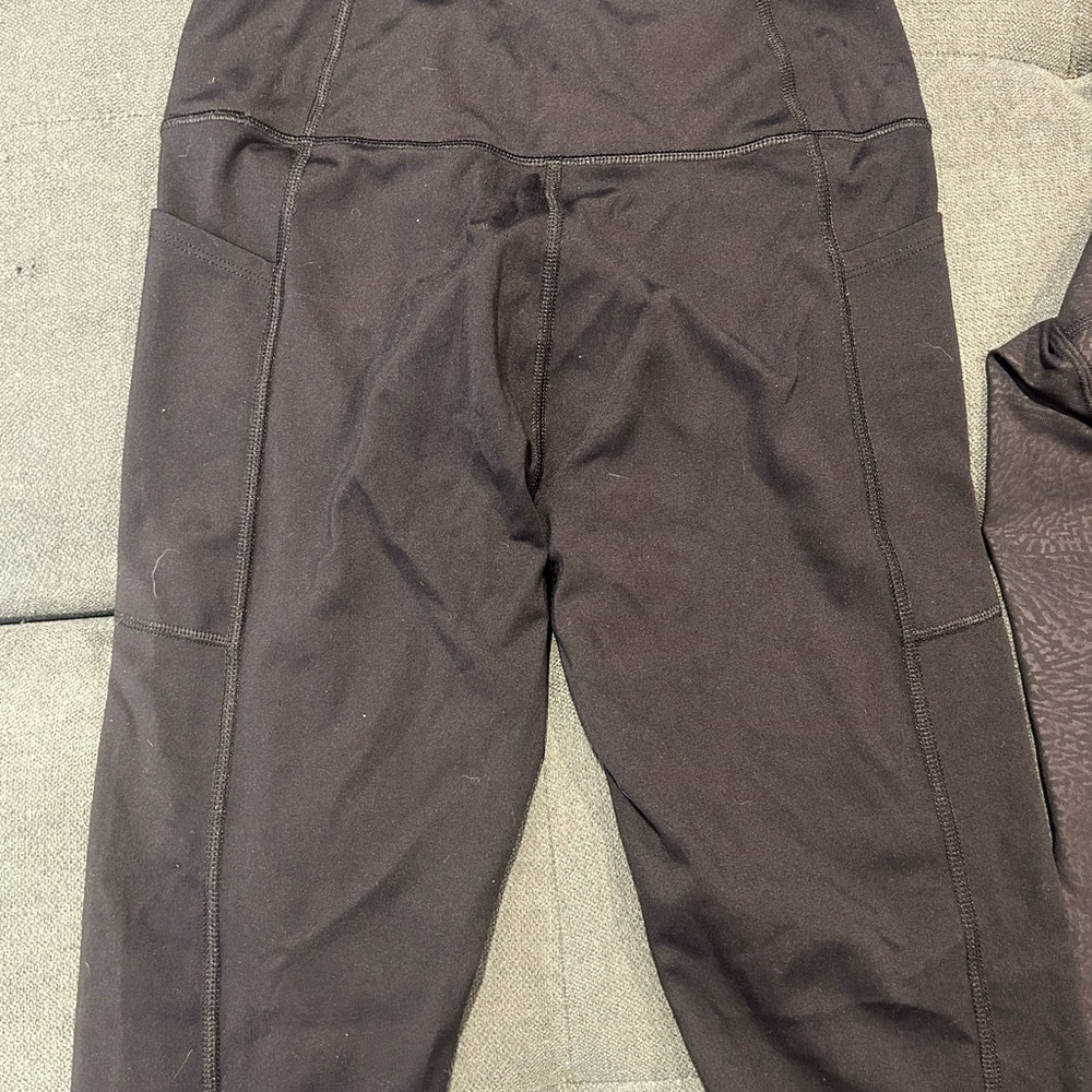 VSX Essential Black Leggings TWO PAIRS!!